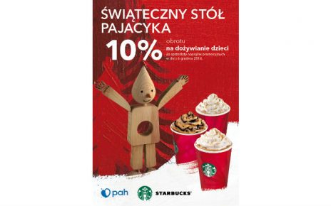 Starbucks® partnerem akcji „Świąteczny Stół Pajacyka”